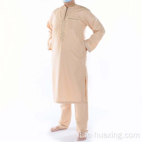 Abbigliamento islamico all'ingrosso Muslim Thobe Abaya